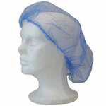 Johnson Wilshire 672 Blue Nylon Disposable Hairnet