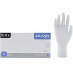 Johnson Wilshire 8715 Elite Ultra White Disposable Nitrile Glove, Med