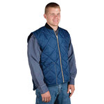 MaxxWear M300 Lightweight Polyester Insulated Vest, Navy Blue