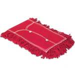 Malish 36224 Dust Mop Red Loop End, 24 in x 6.75" in, Launderable