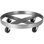 Mid-States SS70-SH55 Stainless Steel Dolly with Ring, 55 Gal