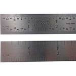 PEC® 6" Rigid Stainless Steel 4R Machinist Engineering Ruler