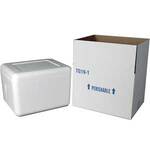 Plastilite TG19-C36 Styrofoam Cooler with Corrugated Box, 25.4 Quarts