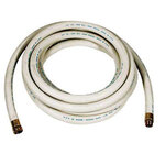 Washdown Hose Assembly ¾ GHT 25 Foot 200 PSI Creamery White