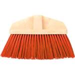 Bruske 5607 Poly Cap Broom with Medium Orange Unflagged Bristles