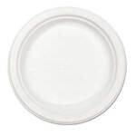 Chinet HUH21227 Round White Disposable Paper Plate, Leak-Proof, 9"