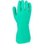 11 Mil Green Nitrile Glove Diamond Grip Unlined 13" L