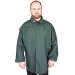 PVC Rain Jacket w/ Detachable Hood, Green