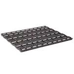 Freezer Spacer, Plastic, 40 in, 48 in, 1-1/2 in, Black, Tempering, Cooling and Blast Freezing Food Products, FDA Approved, Lightweight, Nestable, Open-Lattice