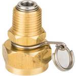 Streamline® GHT-S Hose Adaptor, Brass, Stainless Steel