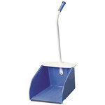 McLane Stand-Up Dustpan Blue Wide Mouth DP5 24 Metal Handle