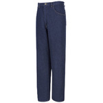 Jeans Pant, Cotton Denim, Navy Blue, Zipper