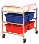 DC Tech® DL102014 Aluminum Side by Side 6-Tote Dolly