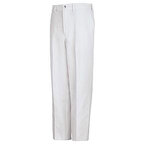 White Cook Pants Elastic Waist Snap Closure 42" x 32"