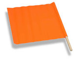 Orange Safety Flag 18" x 18"