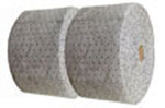 Absorbent Roll, Inert Polypropylene, 45 gal/Box, Gray, 150 ft, 15 in, Universal, 2 Rolls per Box