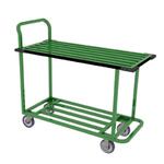 National Cart Co. 8000029 Green Produce Stocking Cart 700-lb. Capacity