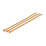 Orange Nylon 6/6 Cable Tie 8in, 40lb, UL94 V2, 1000/Pack, 5Cs
