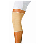 Knee Support, Knitted Elastic, Beige, 11 in, X-Large
