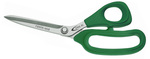 9-Inch Shears Bent Tip SoftGrip Green Handle XL Ronin B Series
