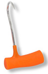 Ronin Left Hand Plastic Anti-Microbial Orange Handle Boning Hook 7"