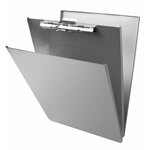 Metal Detectable Storage Clipboard Folder Aluminum 8.5" x 12"