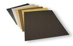 Emery Paper Sheet, Aluminum Oxide, 11 in, 9 in, P80, 25 per Pack|5 Packs per Case