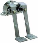 Pedal Valve, Double Foot Pedal, 1/2 in, 1/2 in, 6-1/8 to 7-5/16 (Closed), 7-5/16 to 7-7/8 (Open) in, Cast Aluminum, 5-3/8 in, 5-5/8 to 7-1/8 in (Closed), 4-1/8 to 5-3/4 in (Open), NPT, UL Listed, 2 x Wood Mounting Screw