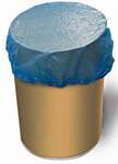 Elastic Drum Covers Dust Caps Disposable Blue 1.25 Mil 50 x 50