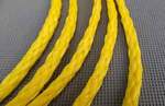 Hollow Braid Rope, PolyPro,1/2-In, 1000-Ft, Size 16, Yellow