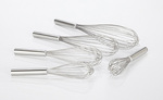 Piano Whip, Stainless Steel, Stainless Steel, 12 in, 4 per Pack|60 per Case