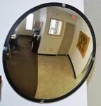 Convex Mirror, Acrylic, Round, 30 in, Wall / Ceiling, Indoor and Outdoor
