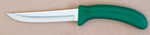 Southhampton EG806-LH Soft Grip 6" Boning Knife, Stiff|Angled, Stainless Steel, Polished, Slip-Resistant, Green