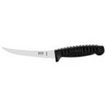 5-Inch Curved Boning Knife Flexible Stainless Steel Black Handle