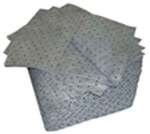 Oil-Dri L90902 Sorbent Pads Heavy-Duty Gray Perforated 19.7 Gal