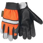 LUMINATOR, Multi-Task Gloves, Cowhide, Leather / Polyester