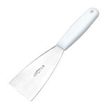 Hillbrush® MSC3W White Handle Stainless Steel Putty Knife 3