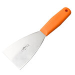 Hillbrush® MSC3T Orange Handle Stainless Steel Putty Knife 3