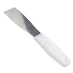 Hillbrush® MSC3/38W White Handle Stainless Steel Putty Knife 1.5