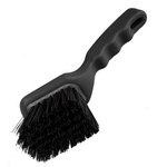 Hill Brush D4RESBLK Black 10 Stiff Resin-Set Short Handled Brush