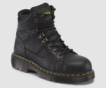 Industrial Leather Boots Steel Toe Dr. Martens R12721001 Black 6"