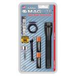 Mag Instrument M2A01C Mini MagLite® Flashlight, AA Alkaline, 14 Lumens, Black