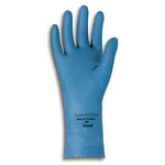 Ansell VersaTouch® 88-356 Blue Natural Latex Rubber Gloves, 17-Mil