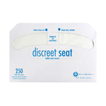 HOSPECO DS-5000 CASE Discreet Seat White Toilet Seat Covers 250/Pack
