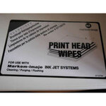Print Head Wipes, 100 per Box 4 Boxes per Case