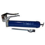 Grease Gun, Suction, Filler Pump, Cartridge, Cast Iron (Head), 21-3/4 L in, Powder Coated Steel Barrel, Jam proof Toggle Mechanism, 6 in. Extension
