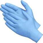Powder-Free Blue Disposable Nitrile Gloves, Medium