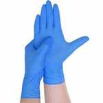 Vitrile Disposable Blue Gloves, 4 Mil Powder-Free