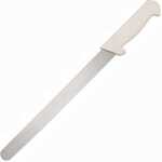 12" Plain Edge Slicing Knife With Value Grip Handle White