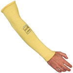 Ansell 70-128 HyFlex Yellow Kevlar Sleeve Without Thumb Hole 18"